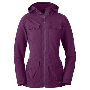 NWOT Eddie Bauer Berry Colored Jacket